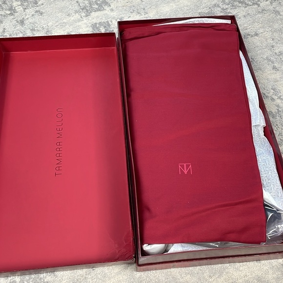 NIB Tamara Mellon Helmut Over The Knee Stretch Suede Boots Thigh Black 39.5 - Picture 7 of 15